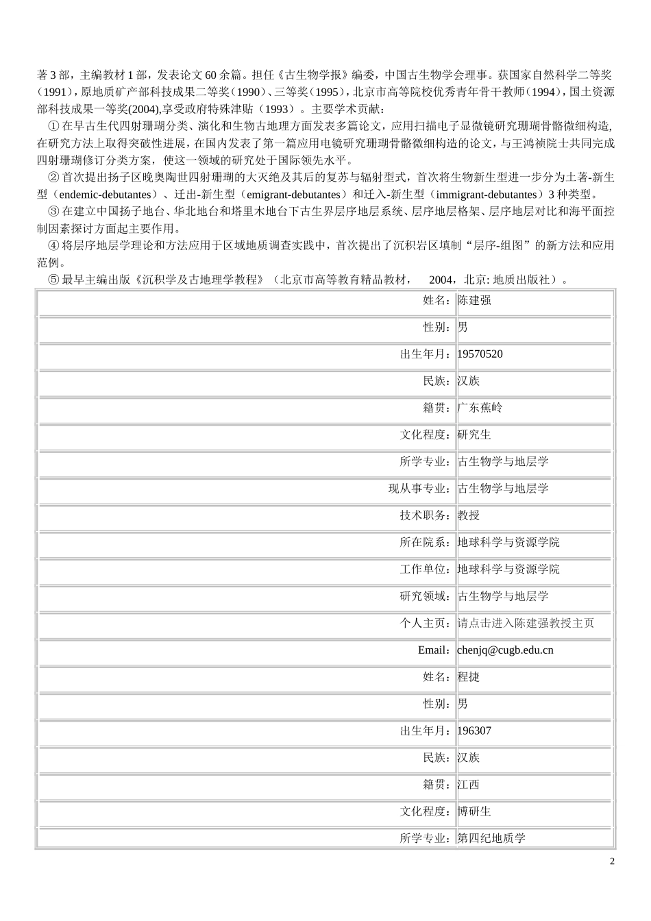 中国地质大学导师介绍.doc_第2页