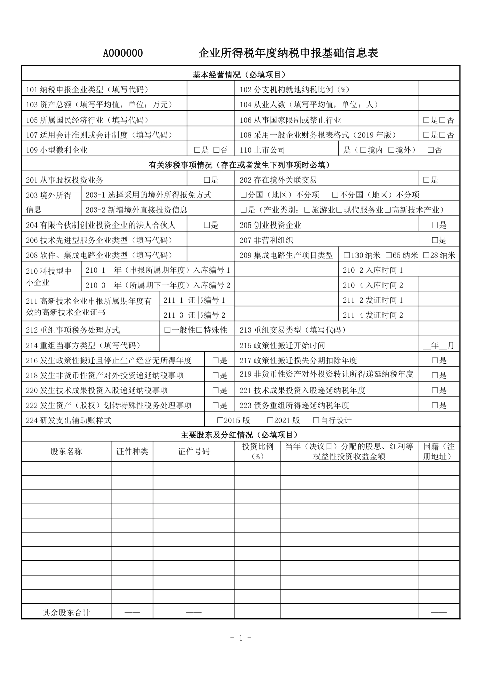 《中华人民共和国企业所得税年度纳税申报表（A类， 2017年版）》部分表单及填报说明（2021年修订）.pdf_第3页