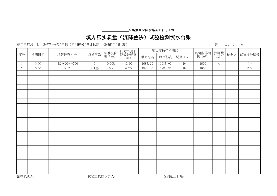 路基压实度试验抽样---流水台帐.xls_第2页