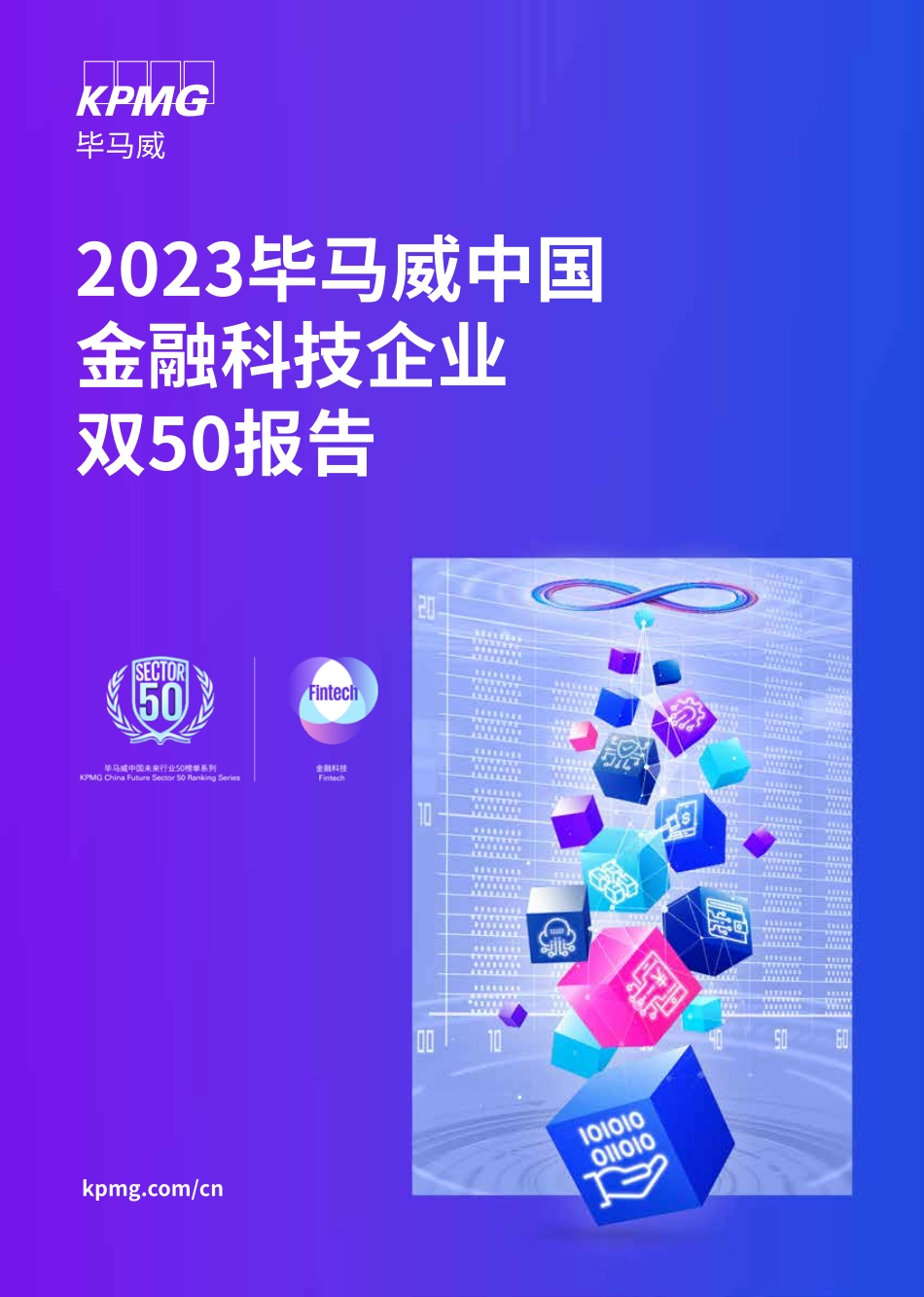 2023毕马威中国金融科技企业双50报告_汇总_0108-0004.pdf_第1页