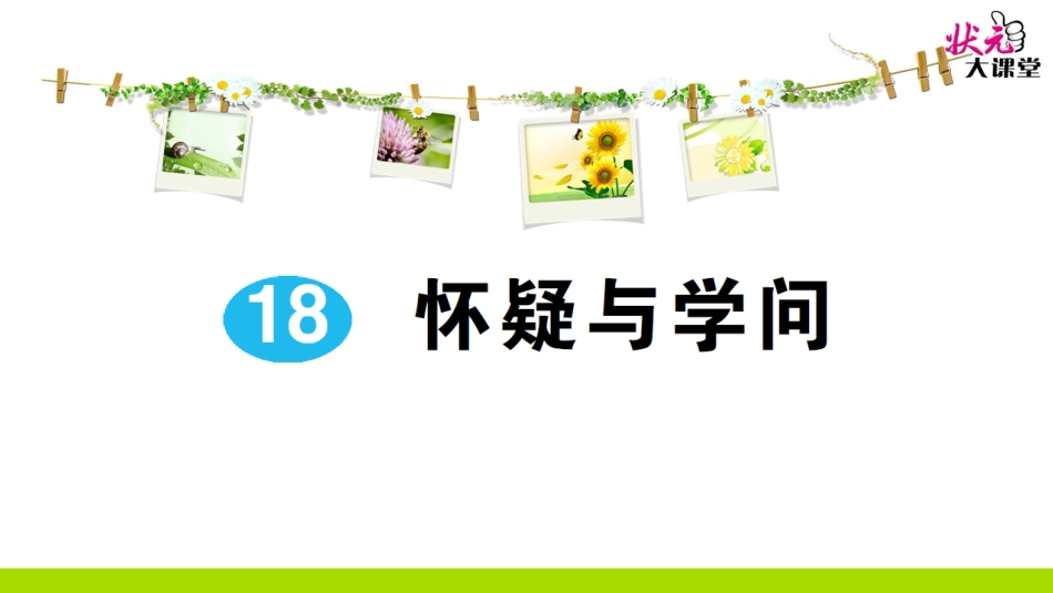 18 怀疑与学问.ppt_第1页