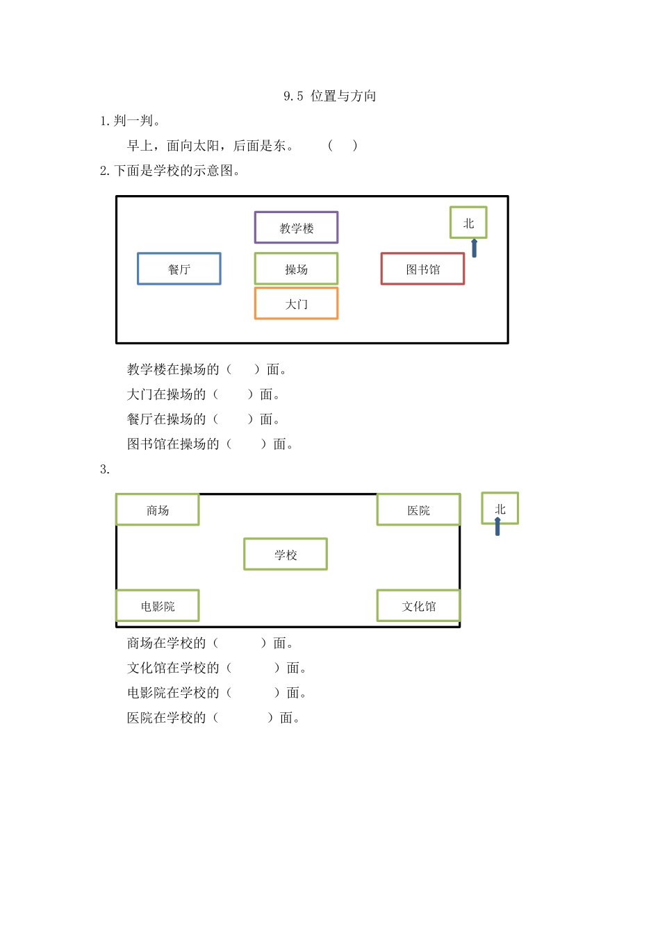 9.5 位置与方向.docx_第1页