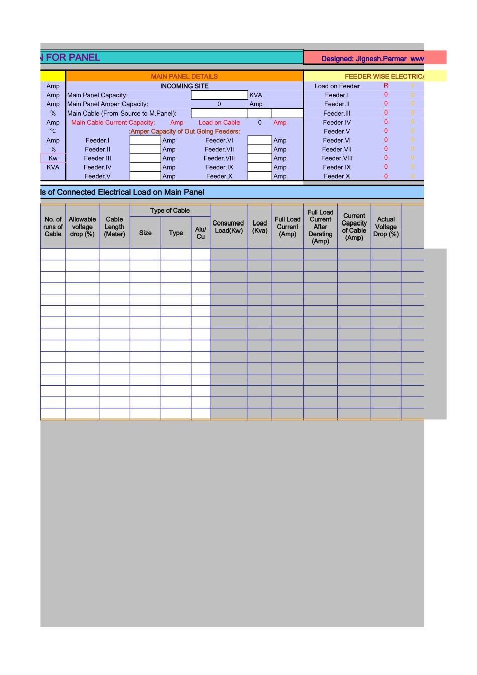 Electrical Panel Load Calculation(22.8.12).xls_第2页