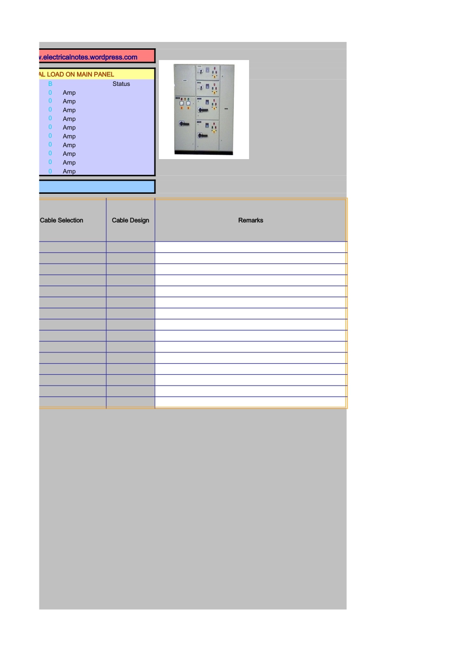 Electrical Panel Load Calculation(22.8.12).xls_第3页