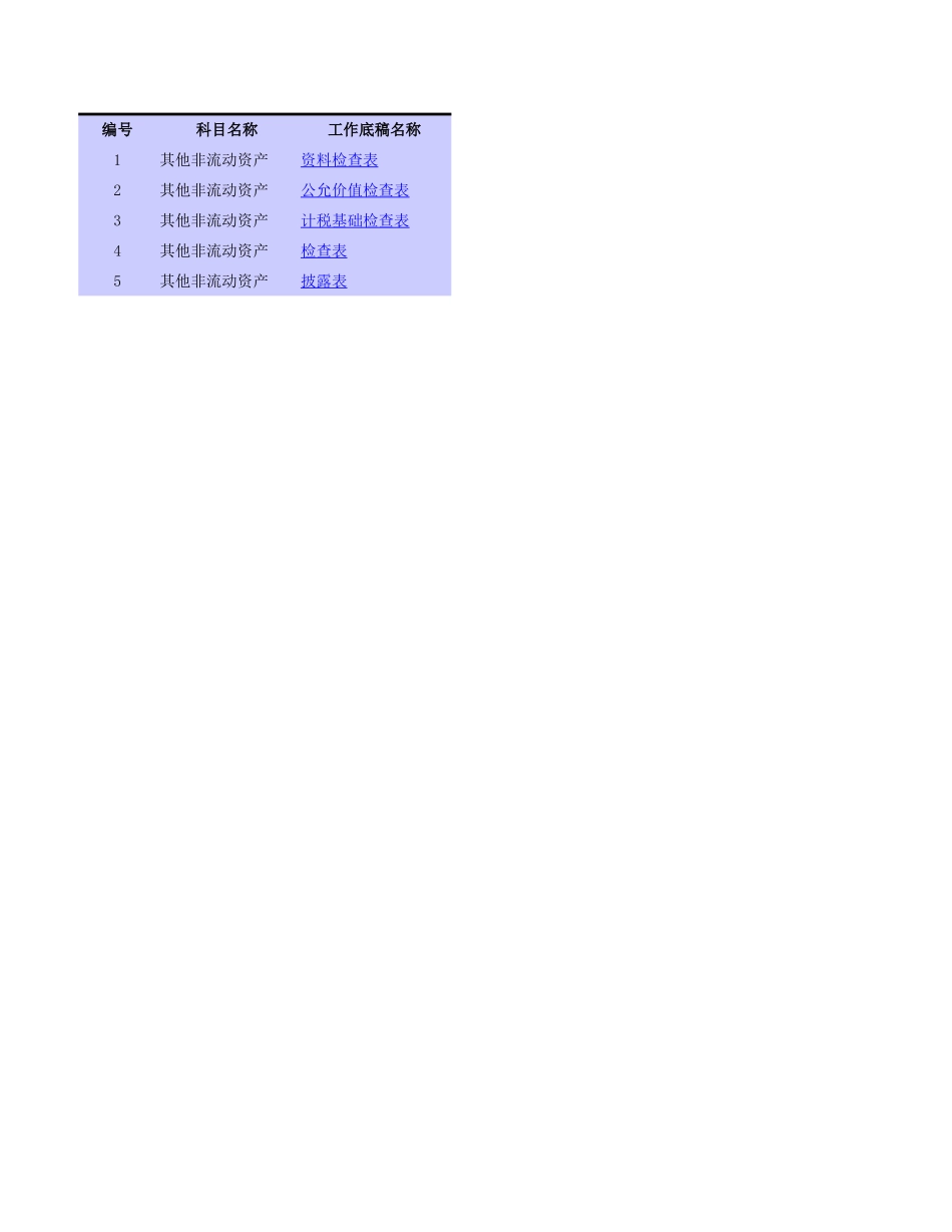 4990其他非流动资产参考表格.xls_第1页