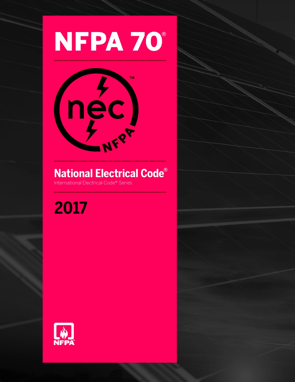 NFPA 70：2017 National Electrical Code.pdf_第1页