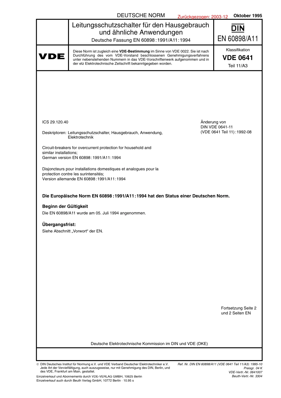 VDE_0641-11_A3__DIN_EN_60898_A11__1995-10.pdf_第1页