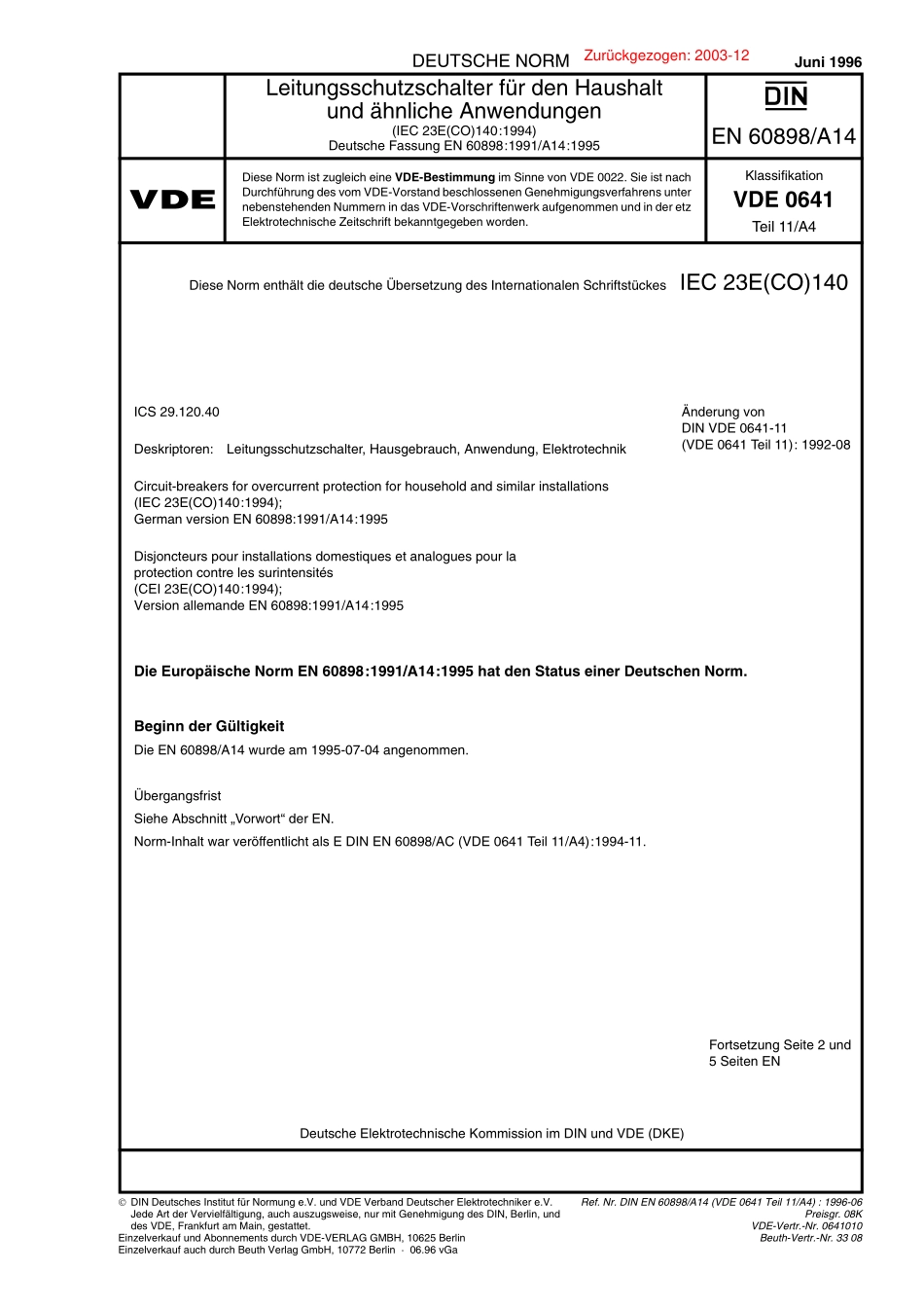 VDE_0641-11_A4__DIN_EN_60898_A14__1996-06.pdf_第1页