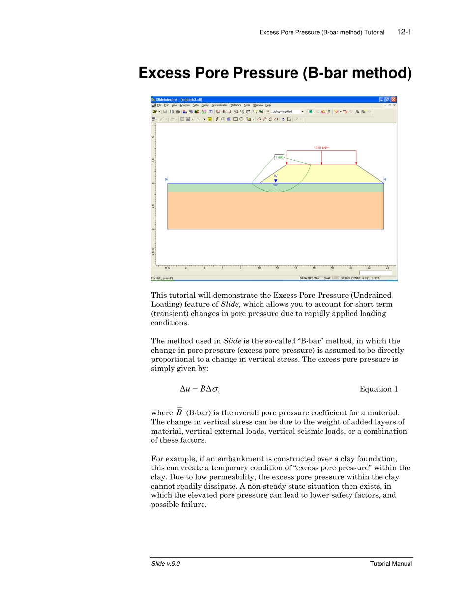 Tutorial_12_Excess_Pore_Pressure.pdf_第1页