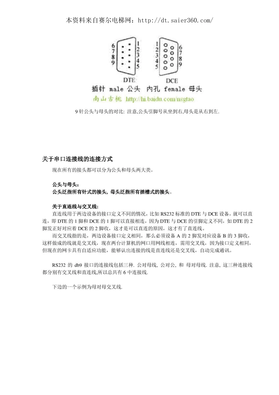 RS232接口引脚标准以及连接线相关说明.pdf_第2页