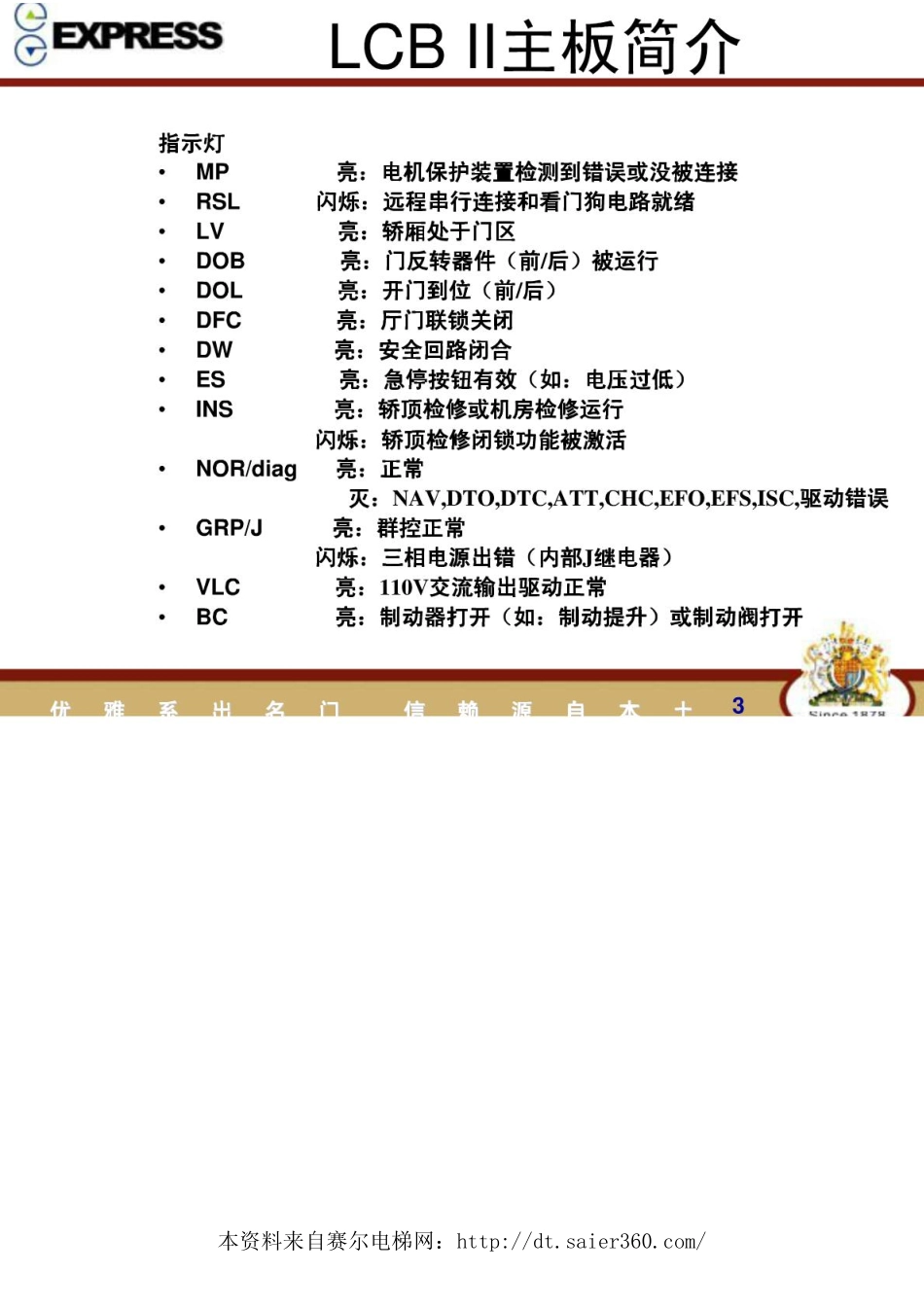 奥的斯31003200电梯LCBII及TOMCB操作教材.pdf.pdf_第3页