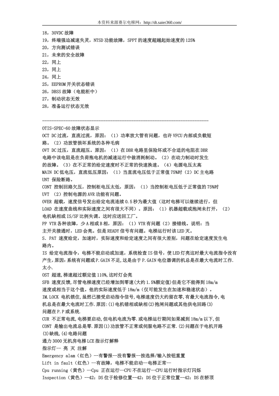 奥的斯进口高速电梯E441故障代码.doc_第2页