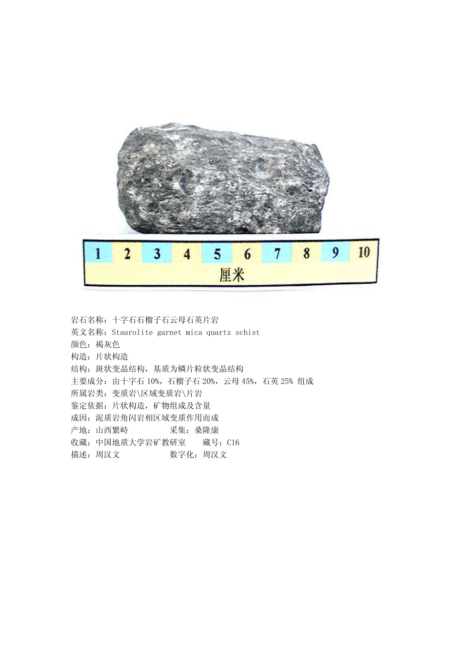 十字石石榴子石云母石英片岩2.pdf_第1页