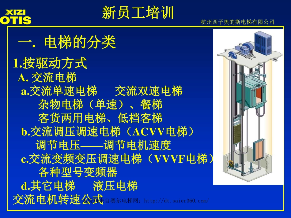 西子奥的斯新员工电梯基础知识培训.pdf_第1页