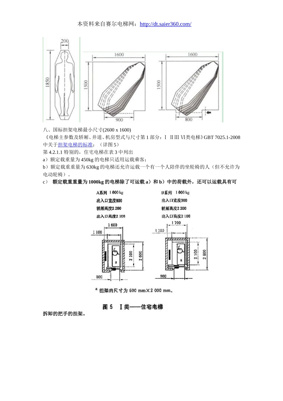 住宅担架电梯设计参照资料.doc_第2页