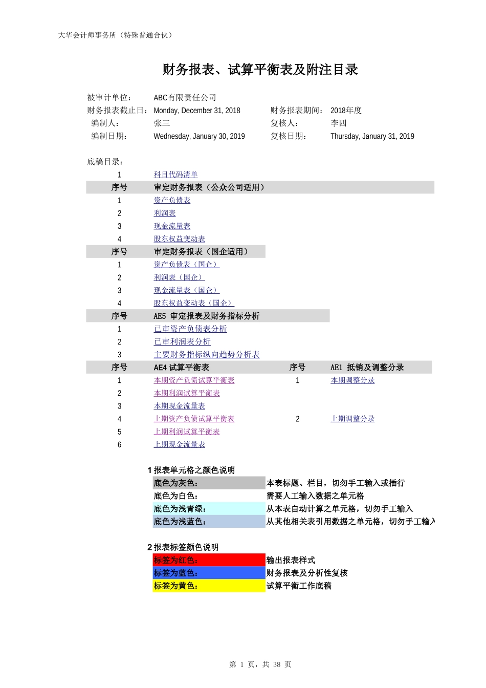 AE1~4~5 个别财务报表试算平衡表及审定报表分析.xlsx_第1页