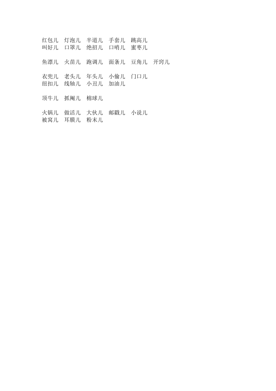 普通话水平测试用儿化词语表.docx_第2页