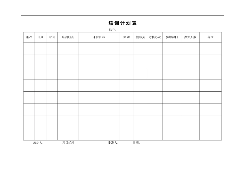 i6_intfi_01_00001进销存管理培训计划表.doc_第1页