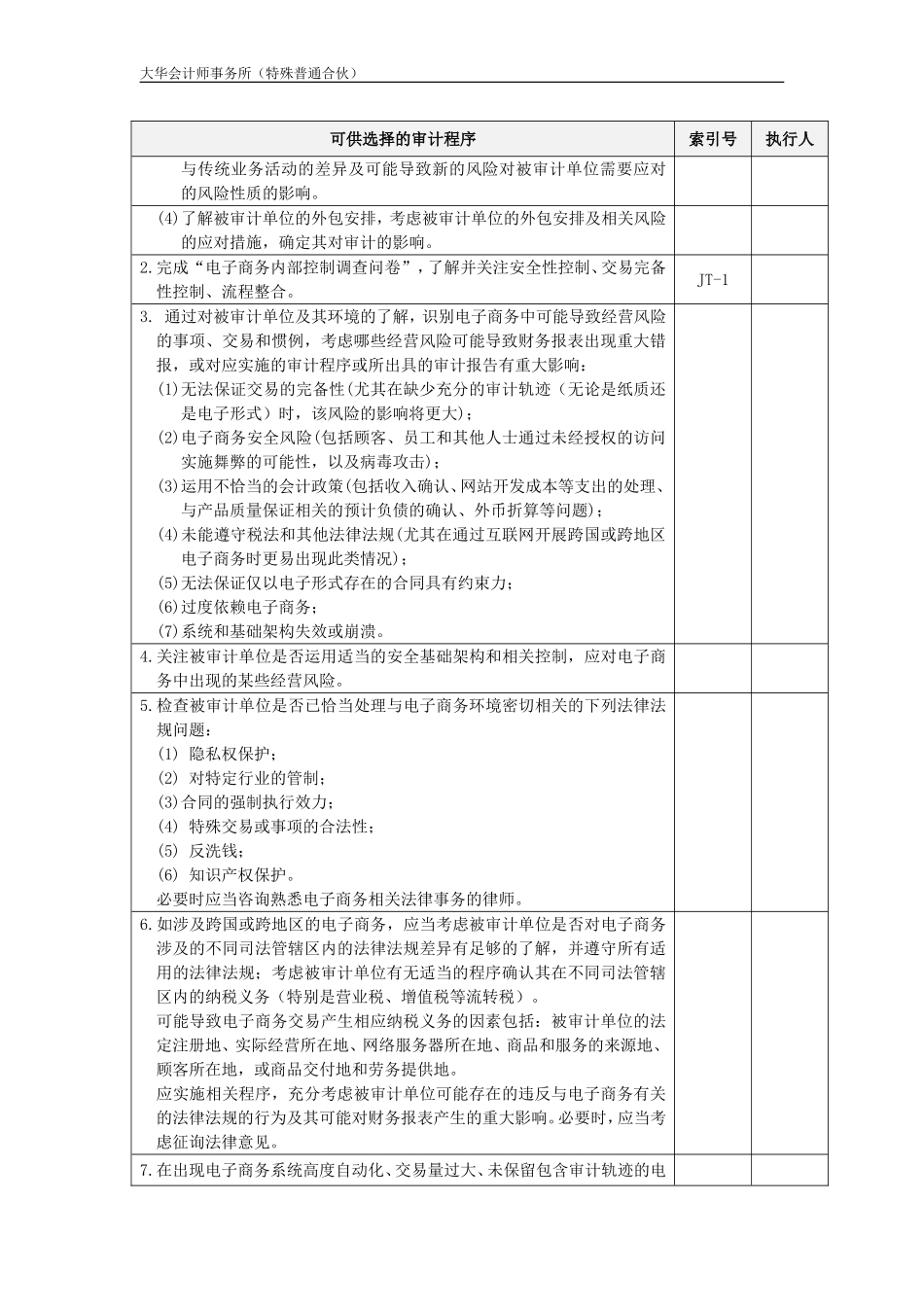 JT 电子商务对财务报表审计的影响.doc_第2页