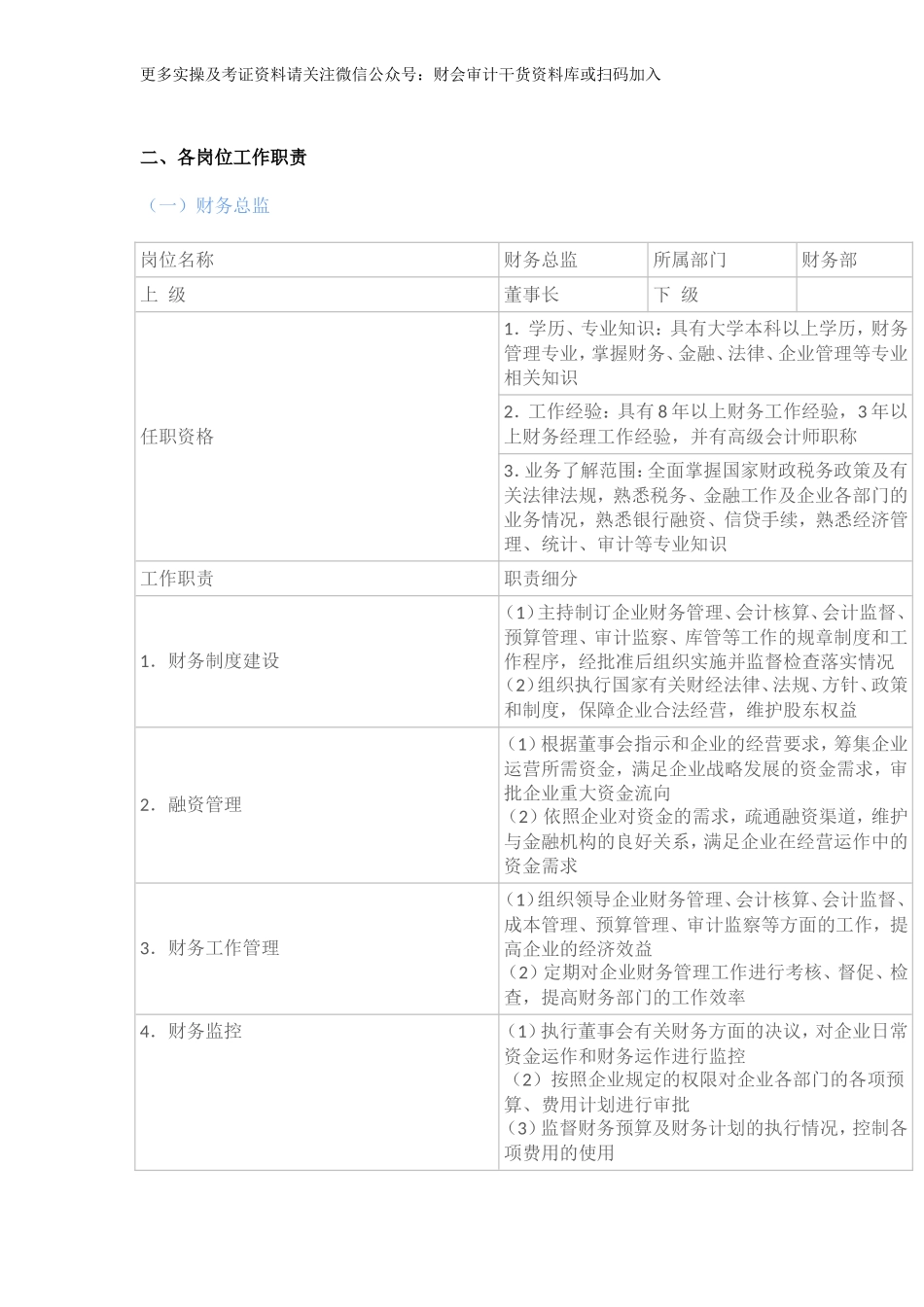 财务岗位职责大全 (1).doc_第2页