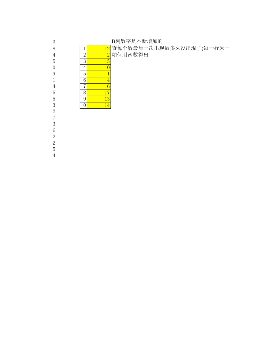 计算数字多久没出现了答案.xls_第1页