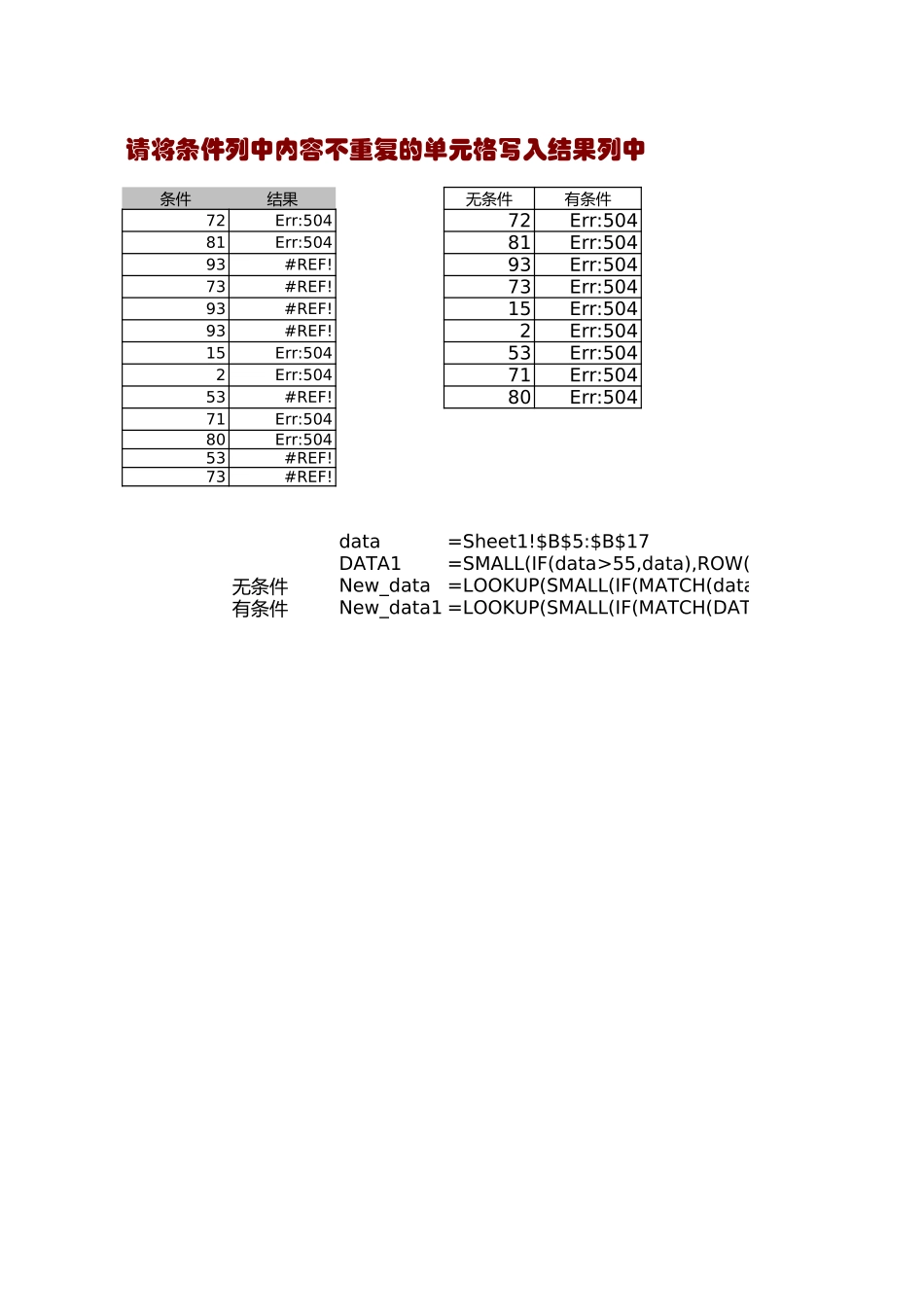 内存数组：不重复值问题2_gvntw.xls_第1页