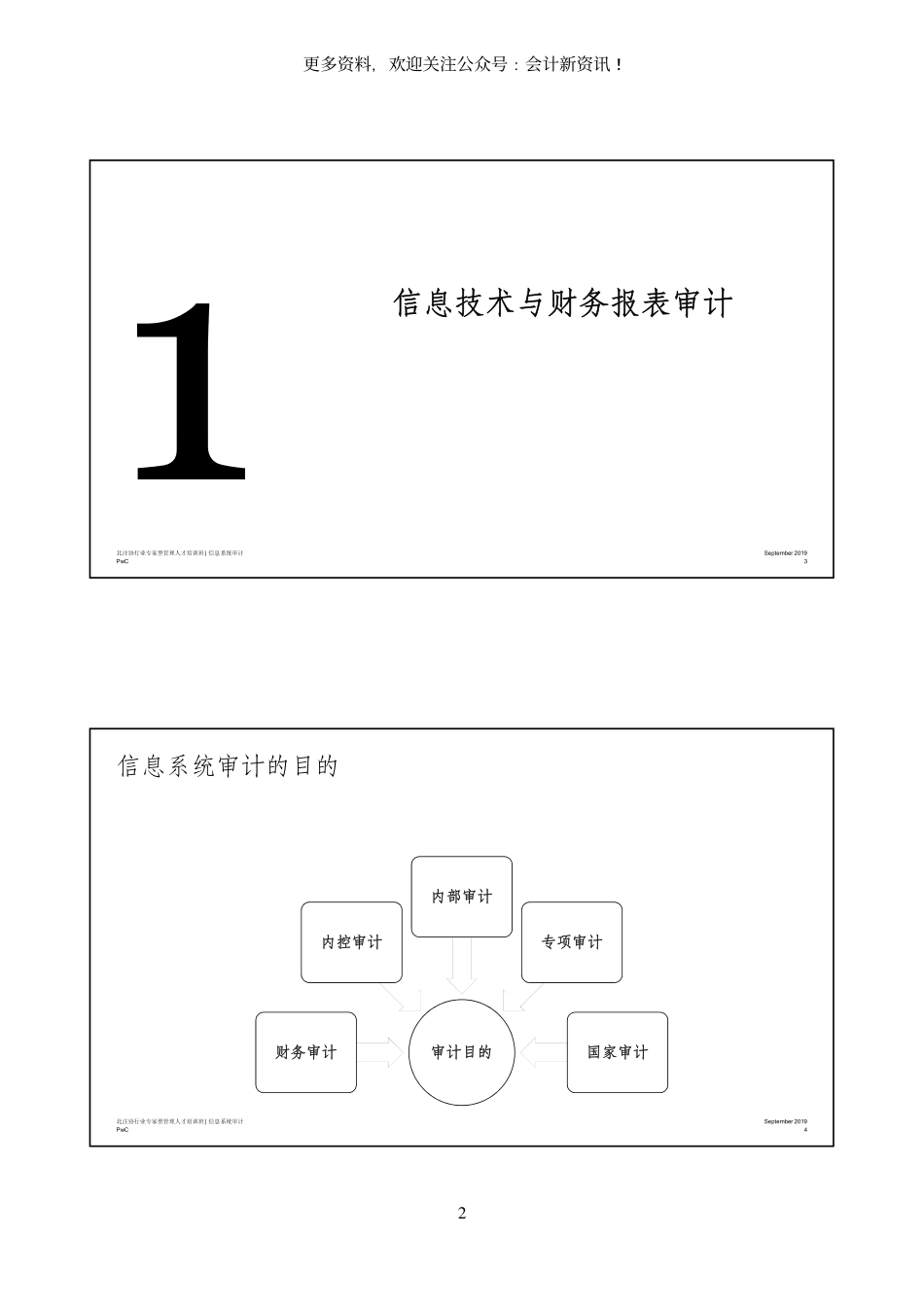 普华永道-信息系统审计-70页-2019.9 (1).pdf_第2页