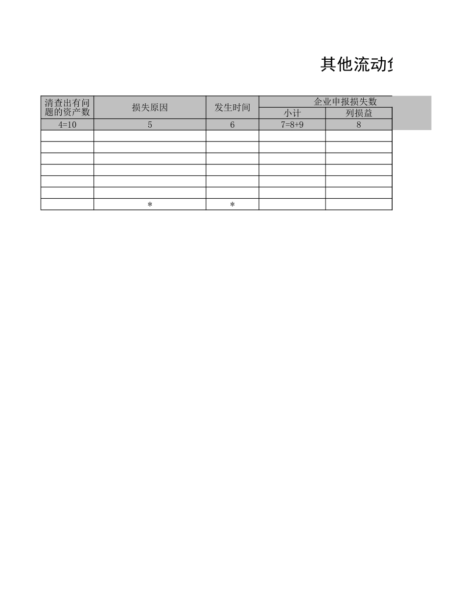 其他流动负债清查明细表.XLS_第2页