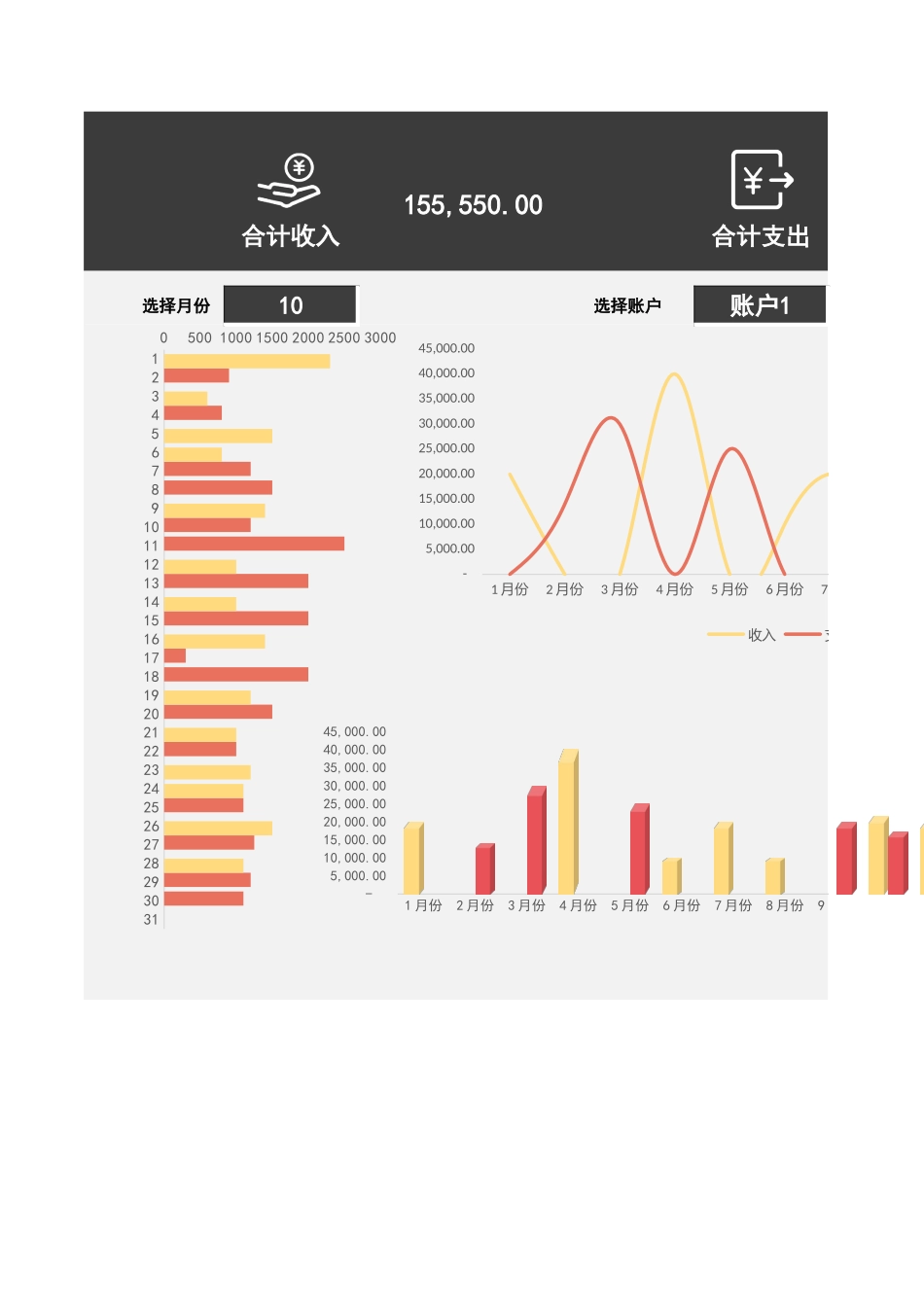 收入支出财务报表1.xlsx_第1页