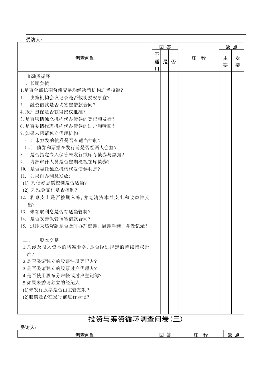 投资与融资循环问卷.doc_第2页