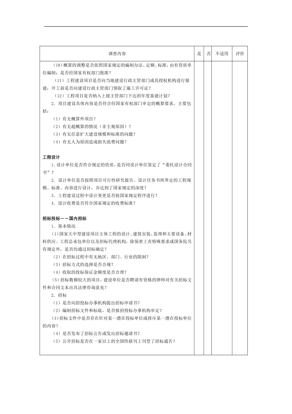 项目工程-1项目工程建设业务循环调查表.doc_第2页