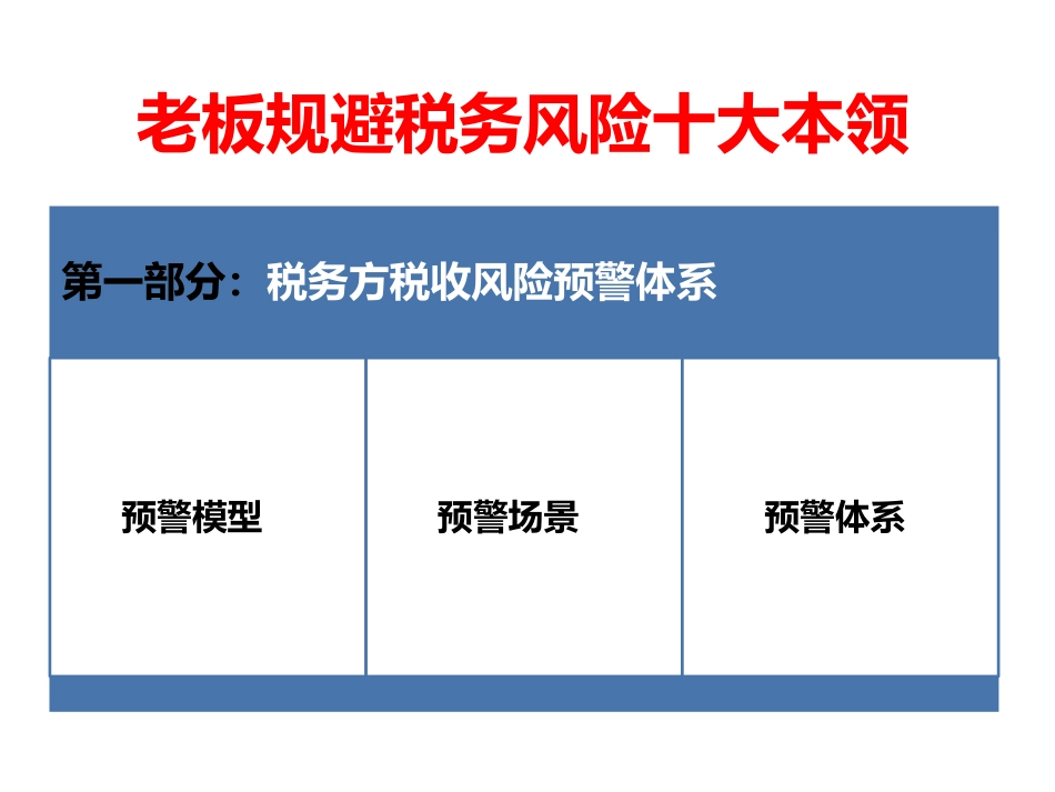 徐清珍老师-税务金税四期时代老板规避税务风险十大本领.pptx_第1页