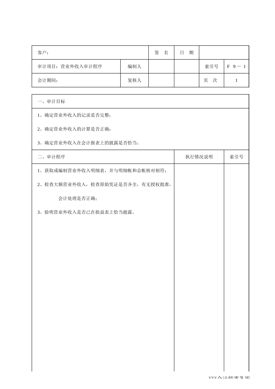 营业外收入三级月发生额表3.xls_第1页