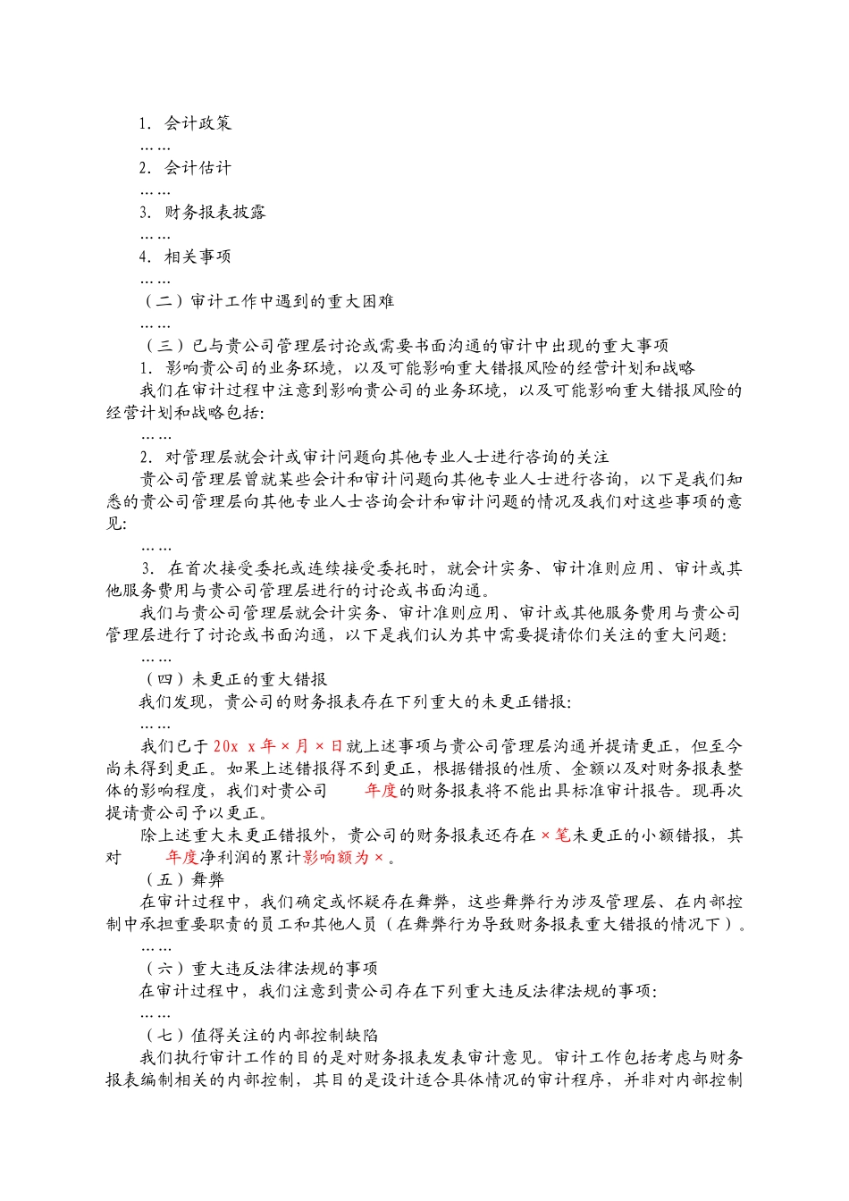 与治理层的沟通函.docx_第2页