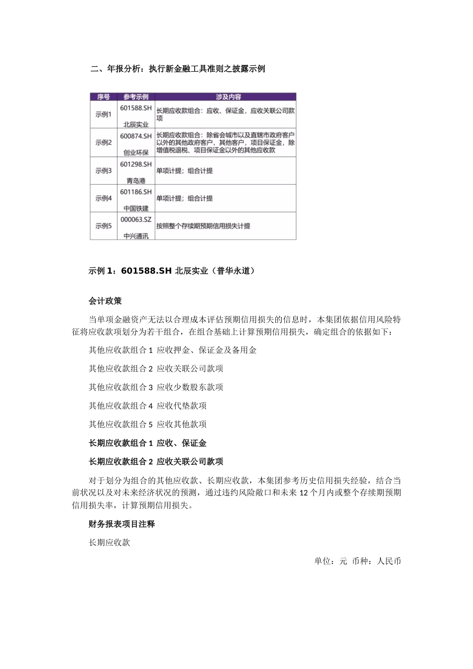 致同研究之年报分析  A+H股上市公司执行新金融工具准则（17）—长期应收款坏账准备计提披露示例.docx_第2页