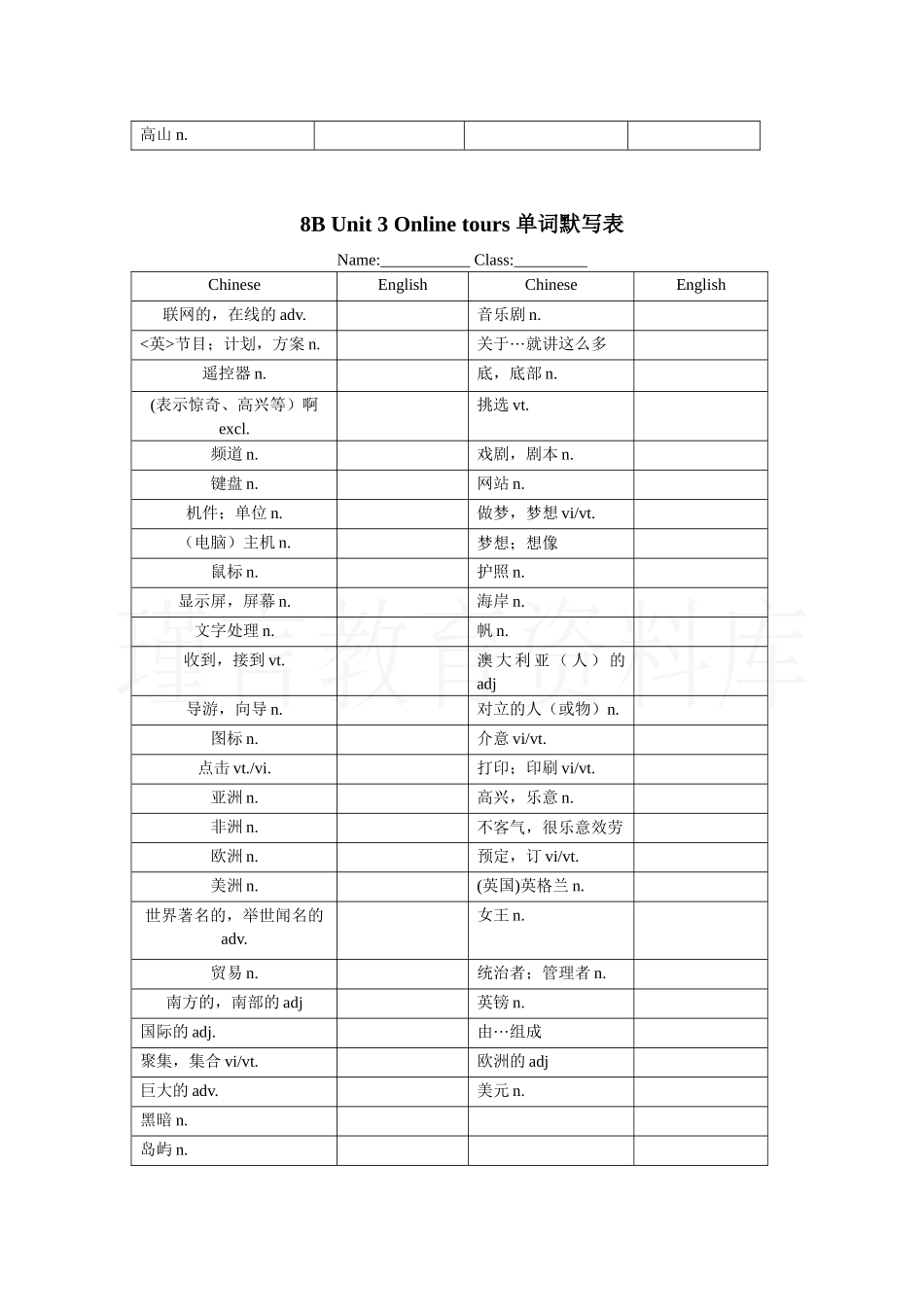 【八下英语译林版】八下英语单词默写表.docx_第3页