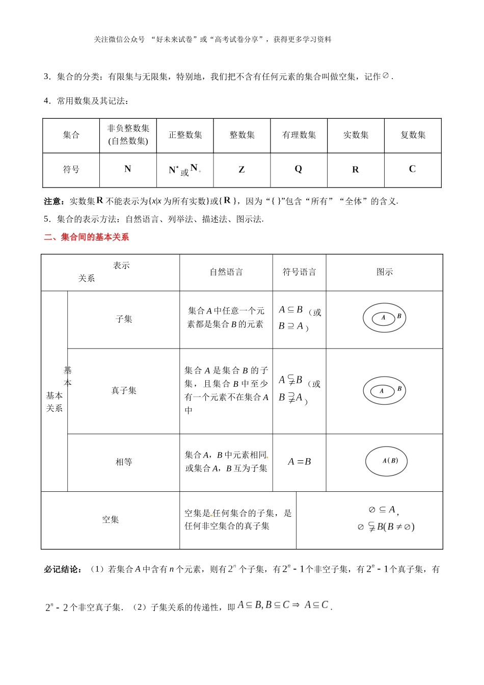 2025版·《考点一遍过》高考理数_考点01 集合.docx_第2页