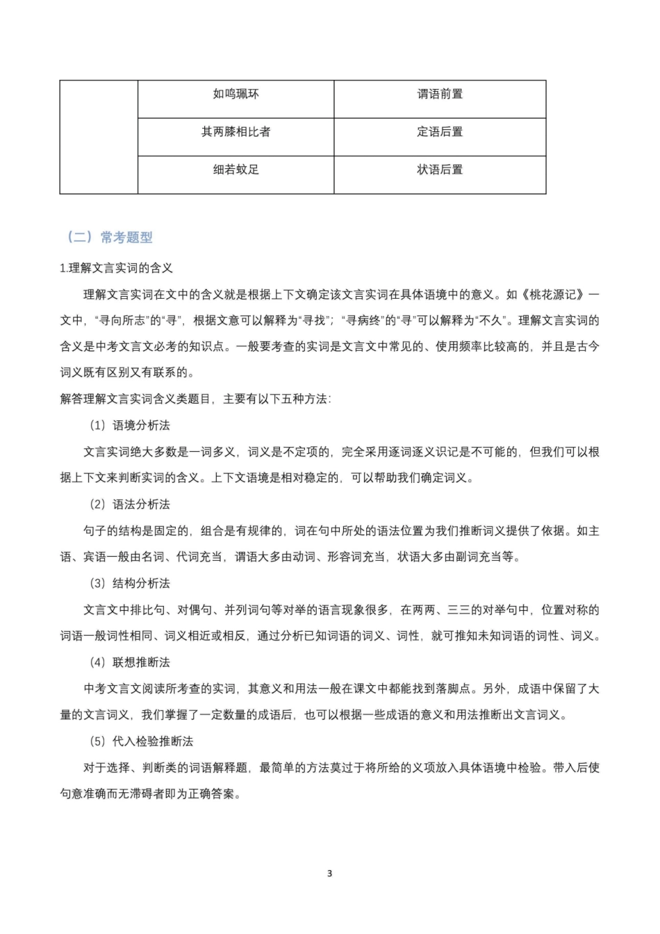 【八年级下册语文】第三单元知识考点汇编.pdf_第3页