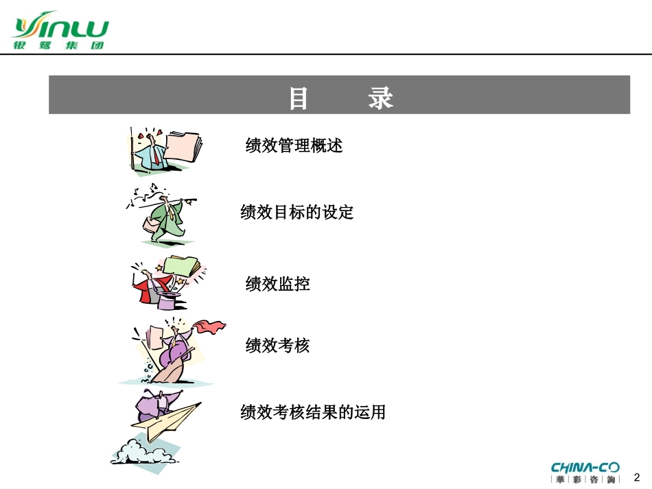 【课件】华彩咨询公司为银鹭集团做的管理培训课程-以经营为导向的绩效管理-100页.ppt_第2页