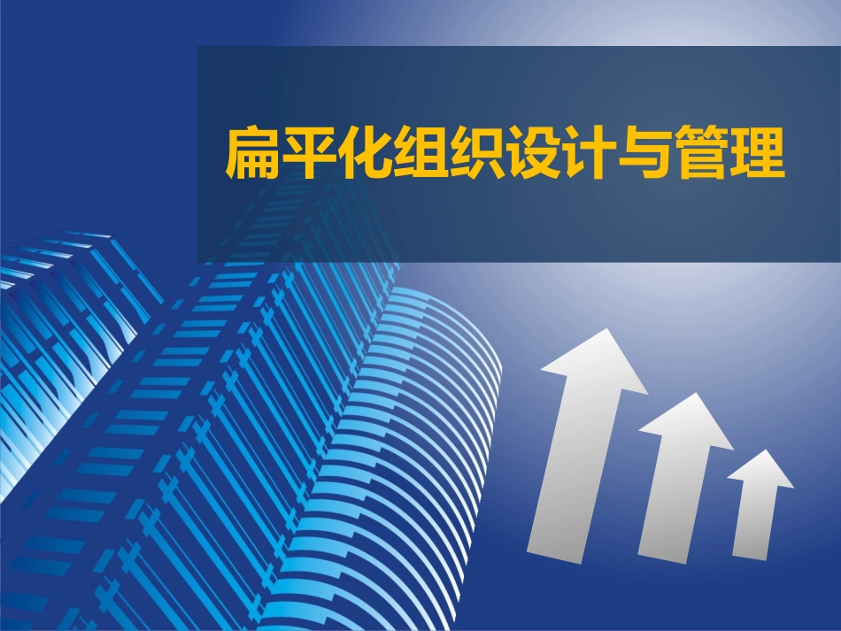 扁平化组织结构讲解.ppt_第1页