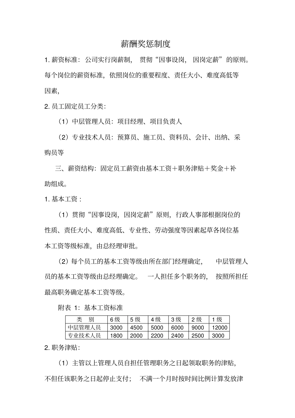 工程公司薪酬管理制度.pdf_第1页