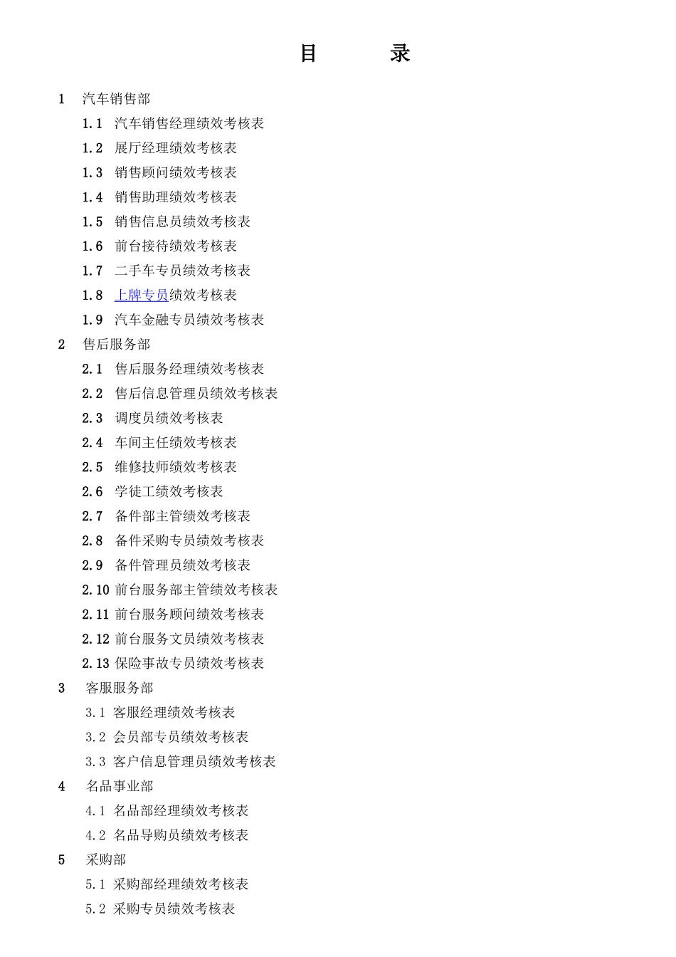 汽车公司岗位员工绩效考核表.doc_第2页