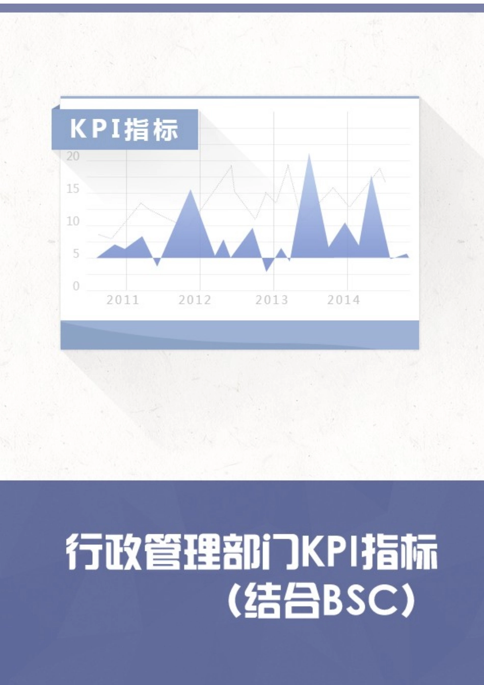 行政管理部门KPI指标（结合BSC）.doc_第1页