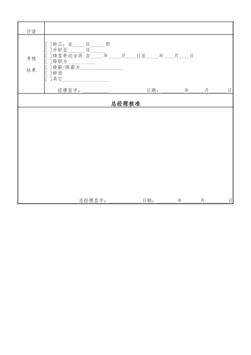 员工通用绩效考核表.doc_第2页