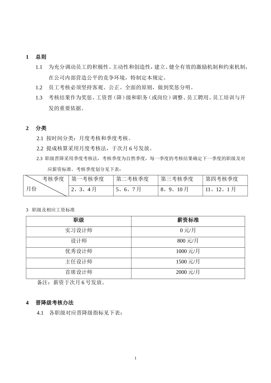 装饰工程公司薪酬制度确定版.doc_第2页