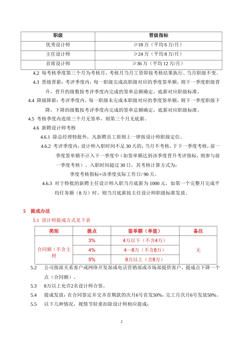 装饰工程公司薪酬制度确定版.doc_第3页