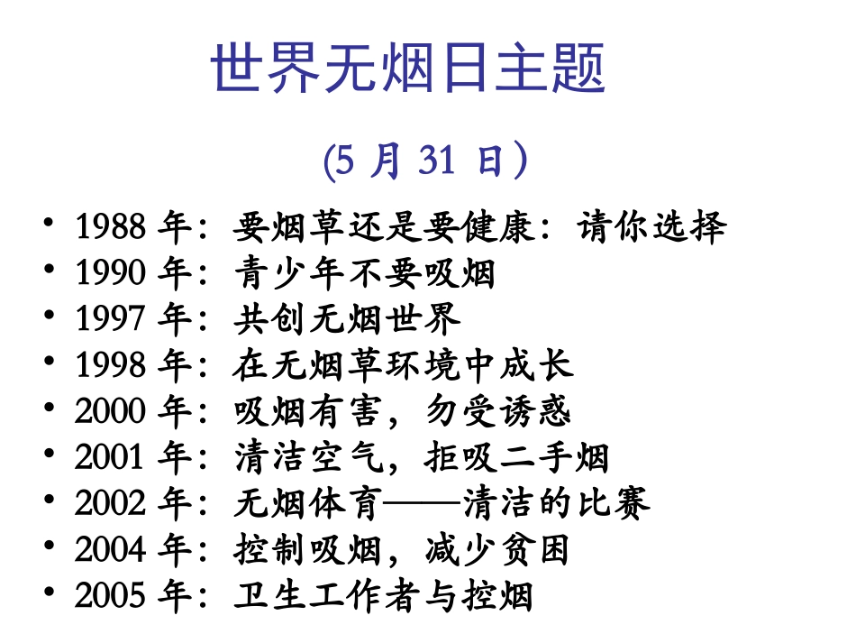 小学班会吸烟是健康的大敌.ppt_第2页