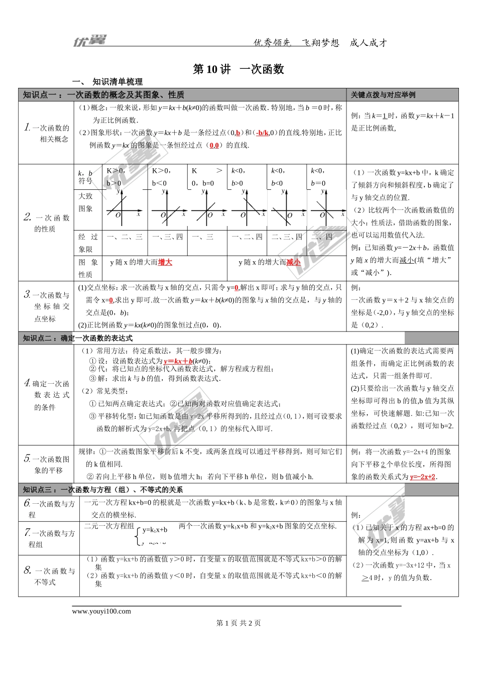 第10讲 一次函数.doc_第1页