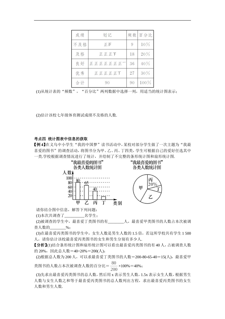 期末复习（六）  数据的收集、整理与描述.doc_第3页