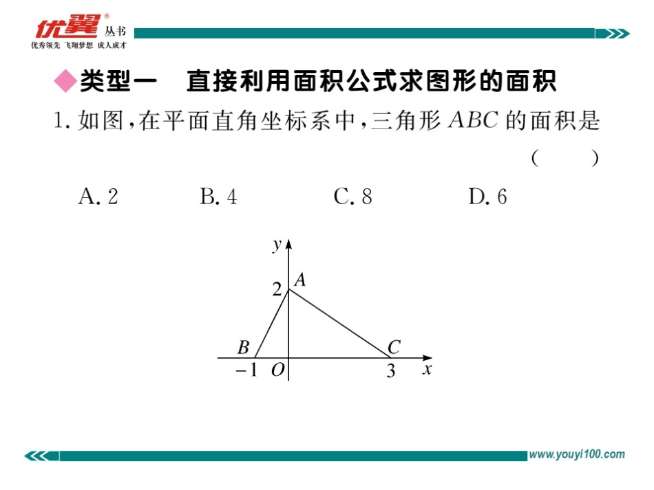 解题技巧专题：平面直角坐标系中的图形面积.ppt_第2页